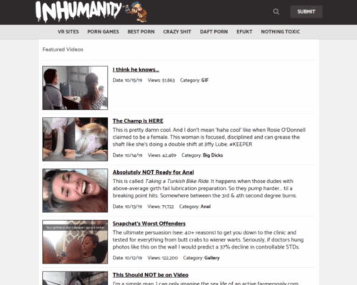 Inhumanity Inhumanity